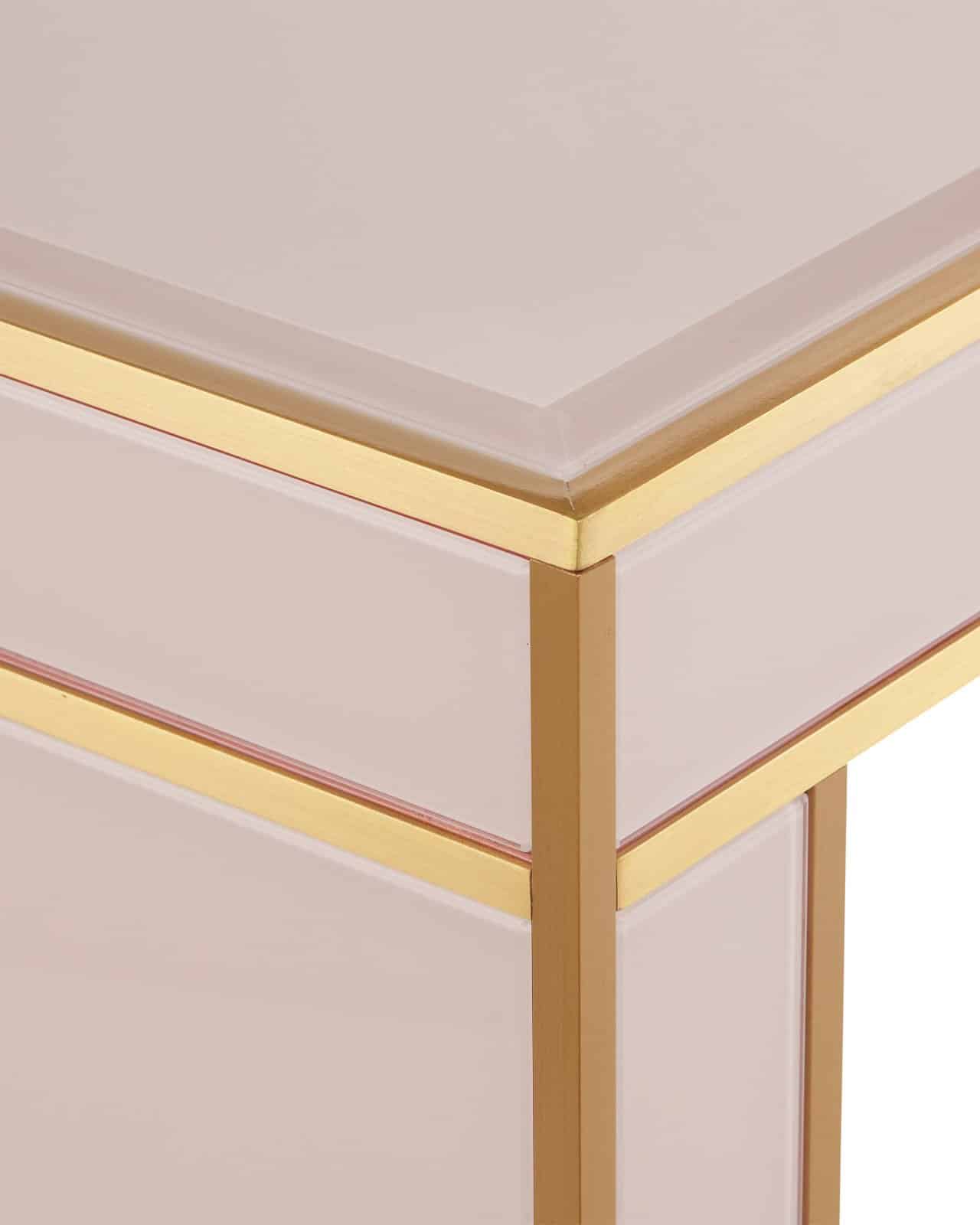 Currey and Company 3000-0210 Arden Pink Console Table Currey and Company 3000-0210 Arden Pink Console Table
