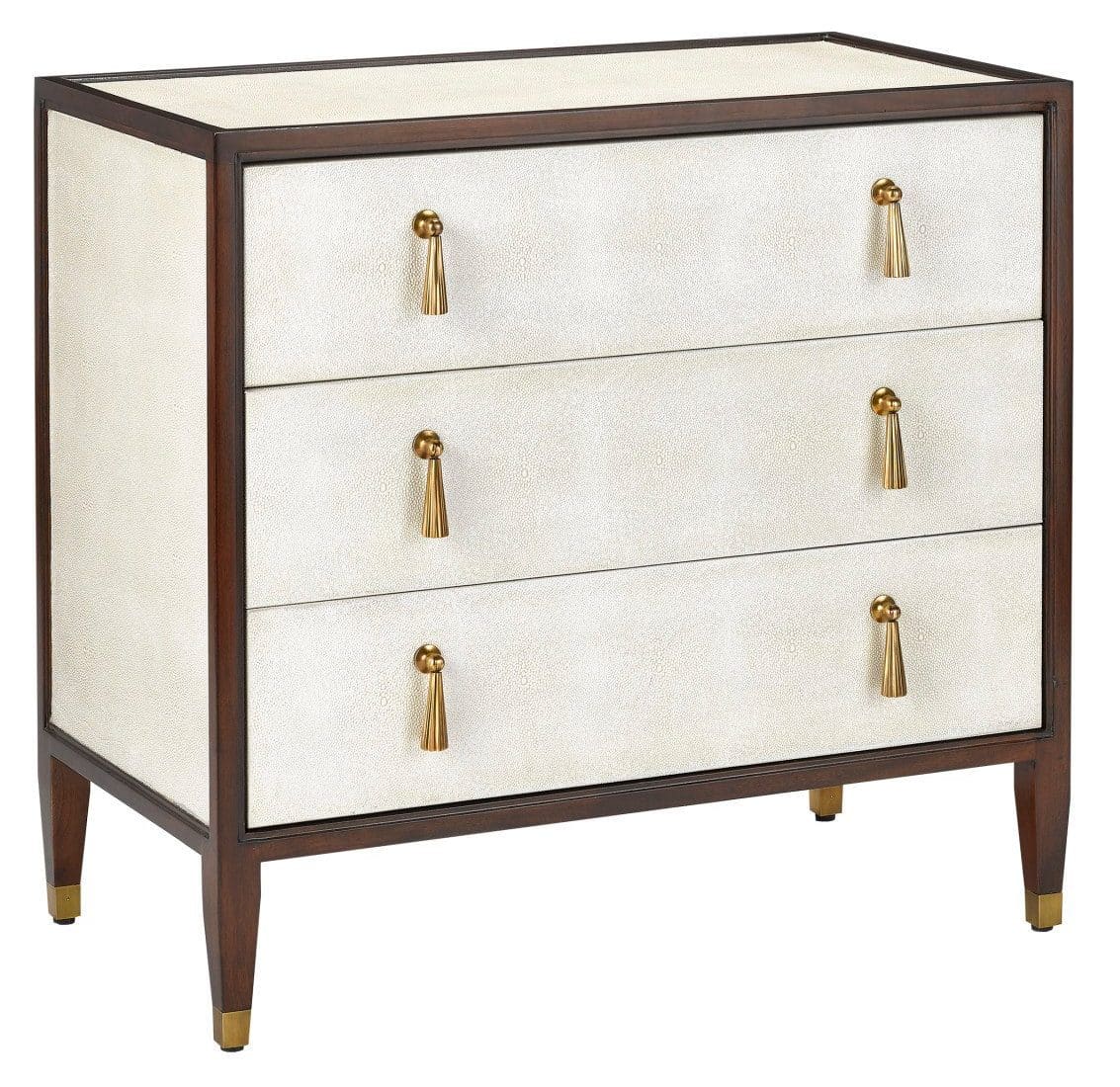 Currey and Company 3000-0141 Evie Shagreen Chest