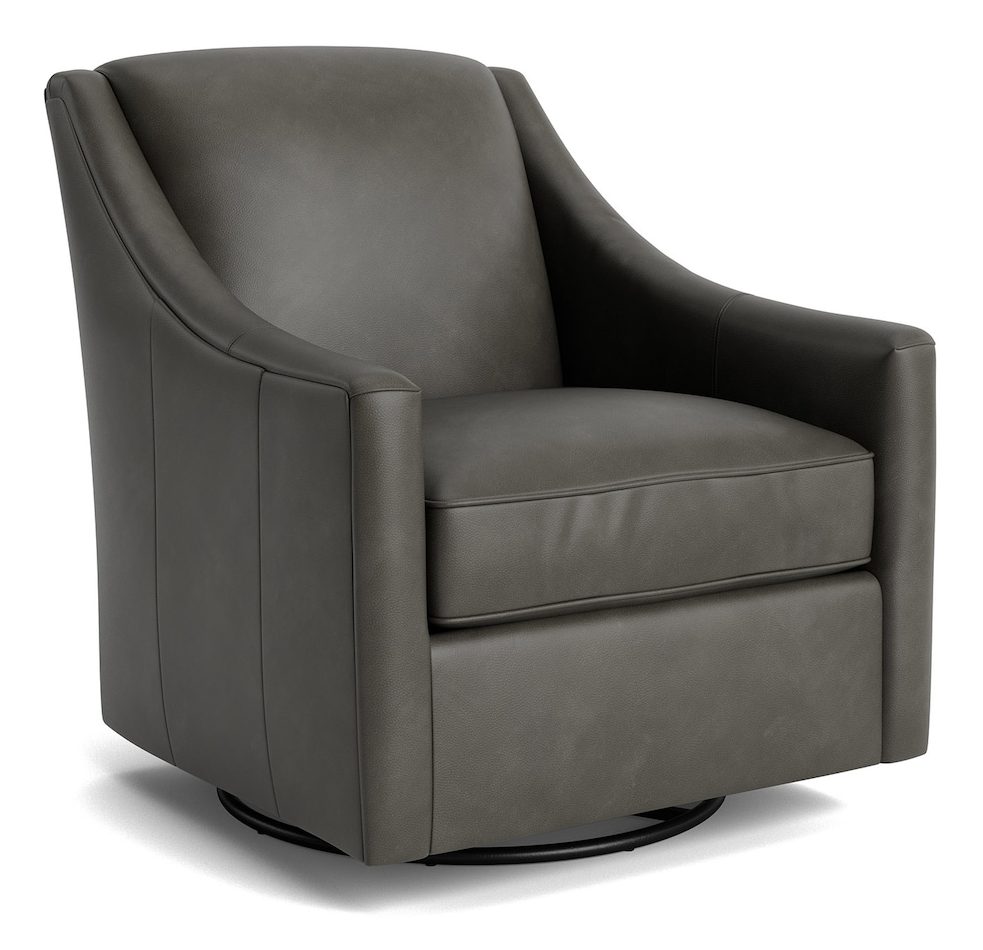 Bassett Furniture 1044-05L Corinna Leather Swivel Chair Bassett Furniture 1044-05L Corinna Leather Swivel Chair