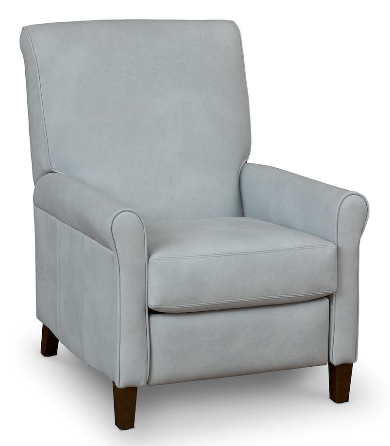 Bassett Furniture 1346-3TL Nelson Leather Sock Arm Power Recliner