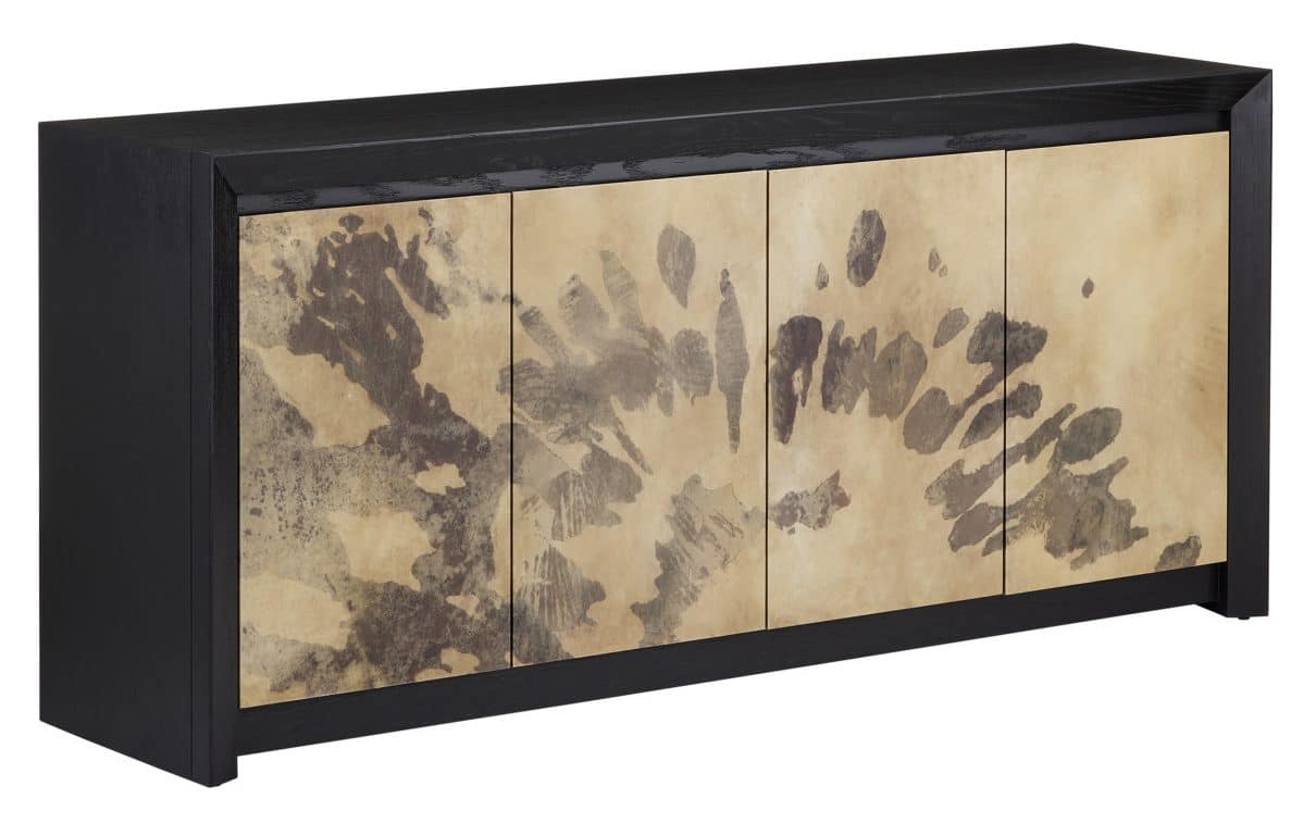 Currey and Company 3000-0032 Karlson Faux Vellum Credenza