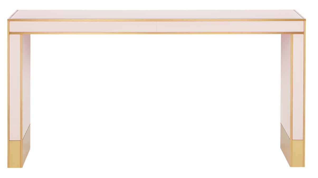 Currey and Company 3000-0210 Arden Pink Console Table Currey and Company 3000-0210 Arden Pink Console Table