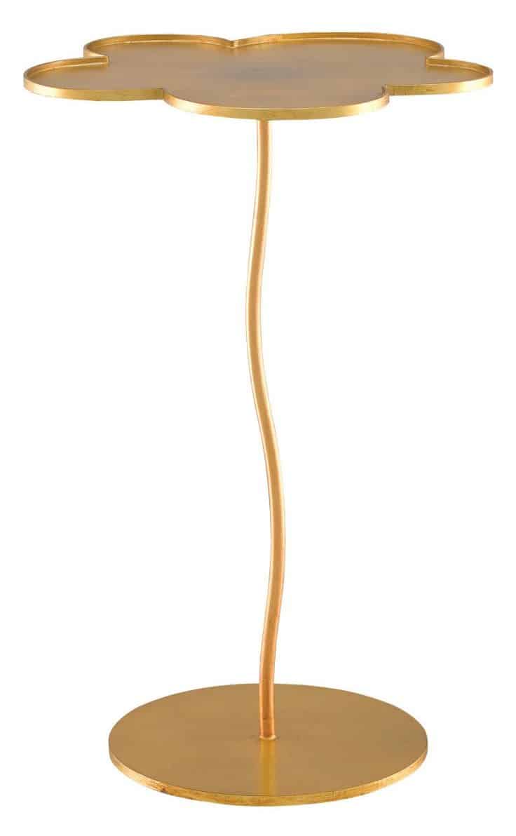 Currey and Company 4000-0068 Fleur Large Gold Accent Table