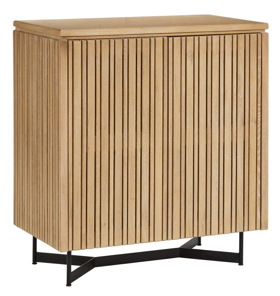 Currey and Company 3000-0293 Indeo Washed Oak Cabinet