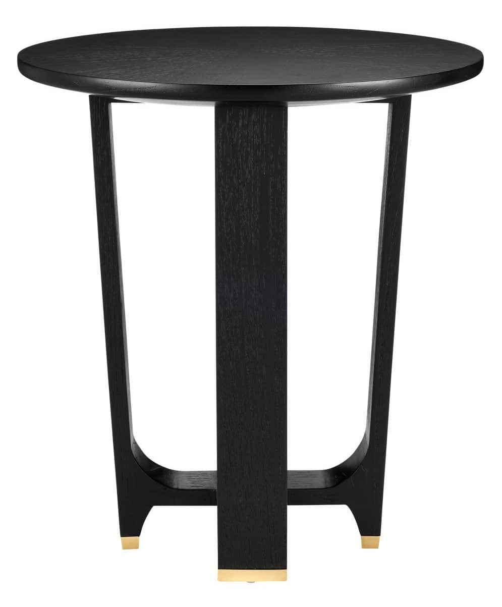 Currey and Company 3000-0259 Blake Black Accent Table Currey and Company 3000-0259 Blake Black Accent Table