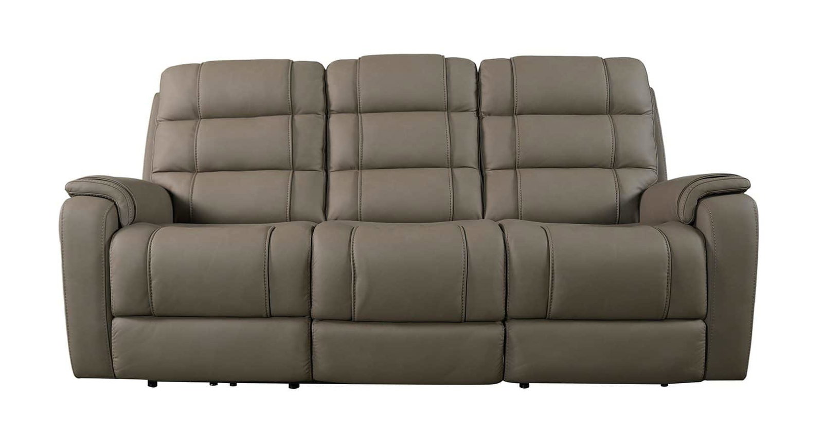 Bassett Club Level 3732-P62D Wendell Power Motion Sofa Dust Leather