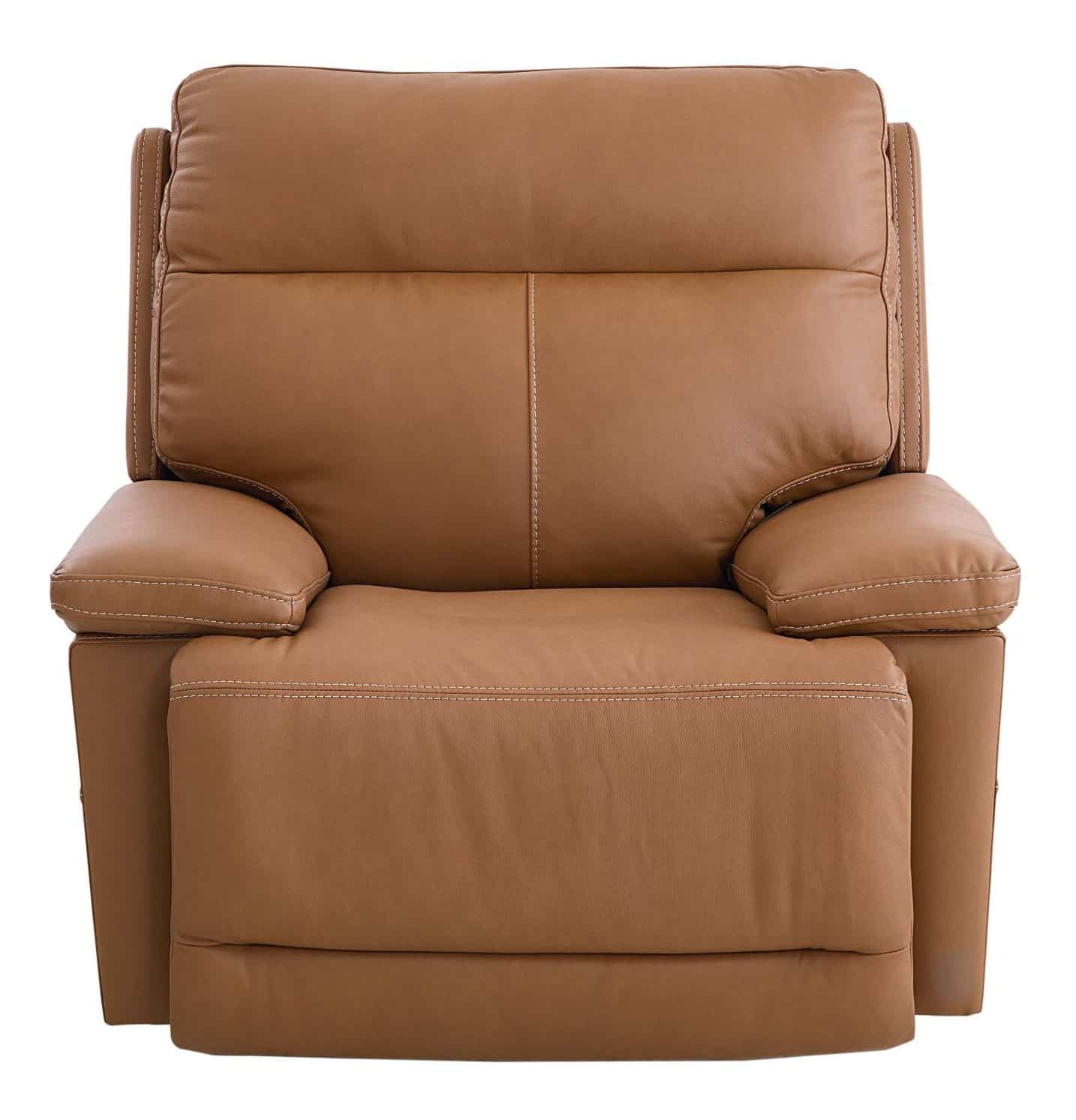Bassett Club Level 3733-P0A Fletcher Wallsaver Power Recliner Antelope Leather Bassett Club Level 3733-P0A Fletcher Wallsaver Power Recliner Antelope Leather