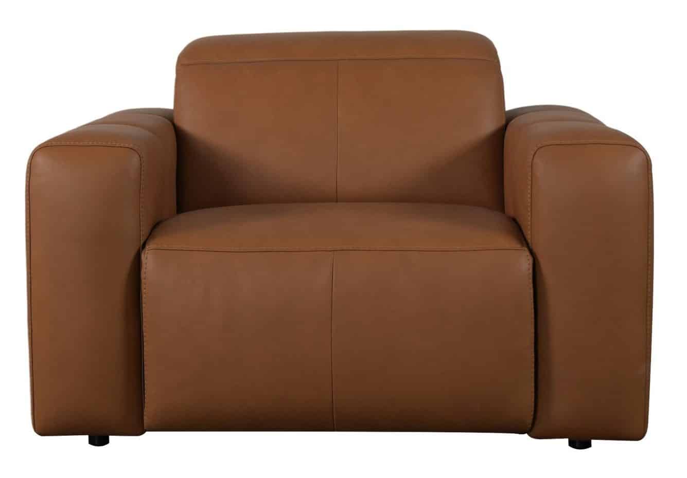 Bassett Club Level 3734-P0A Airy Wallsaver Power Recliner Antelope Leather