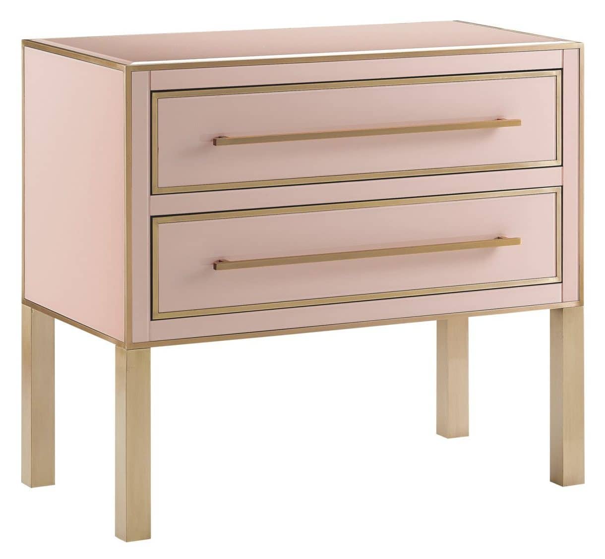 Currey and Company 3000-0029 Arden Pink Chest