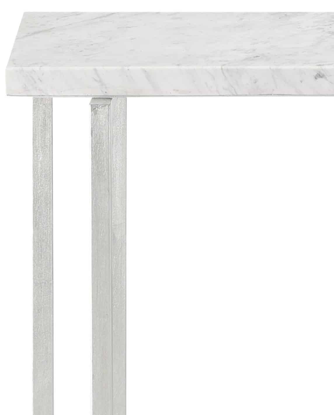 Currey and Company 4000-0070 Cora White Marble Accent Table Currey and Company 4000-0070 Cora White Marble Accent Table