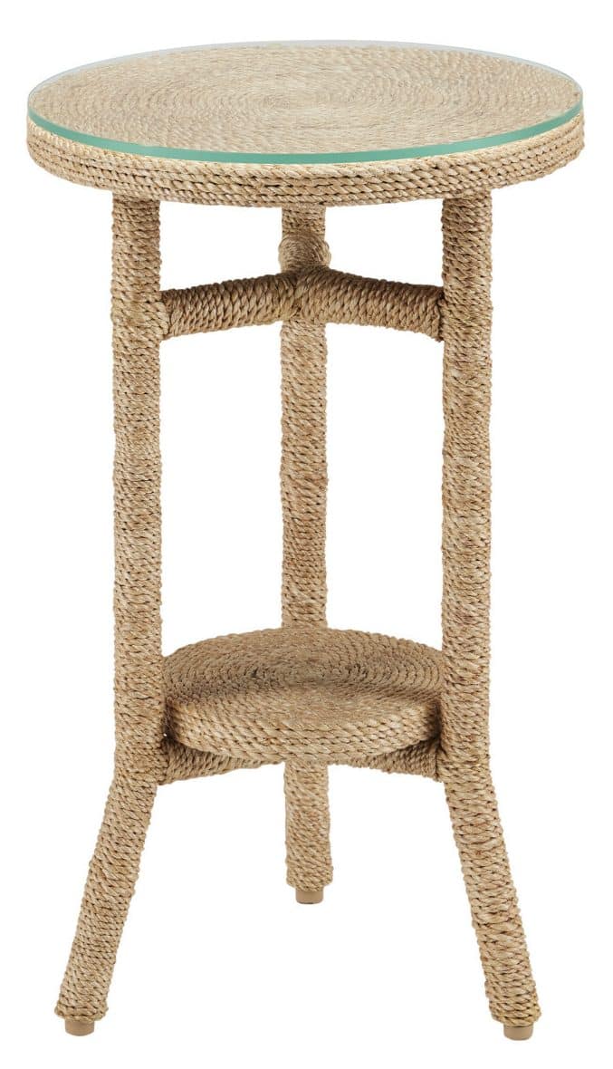 Currey and Company 3000-0214 Limay Rope Drinks Table