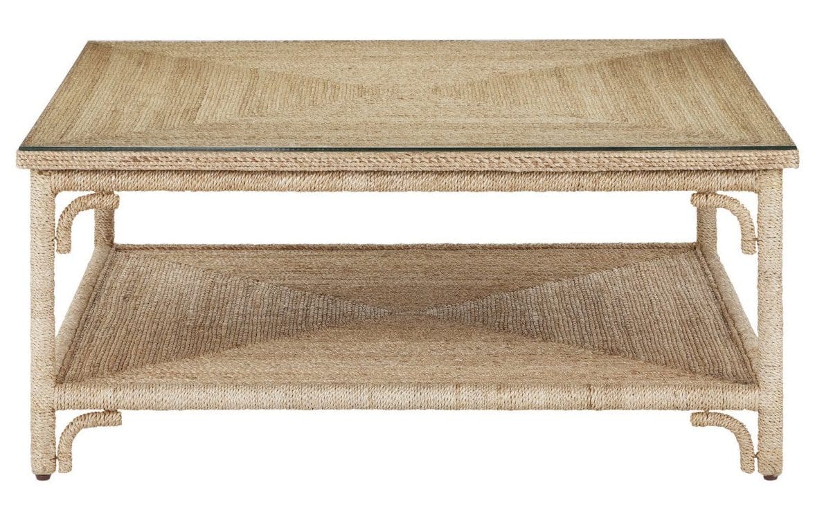 Currey and Company 3000-0219 Olisa Rope Cocktail Table Currey and Company 3000-0219 Olisa Rope Cocktail Table