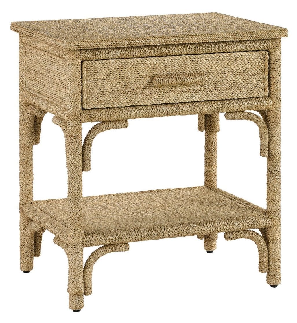 Currey and Company 3000-0085 Olisa Rope Nightstand