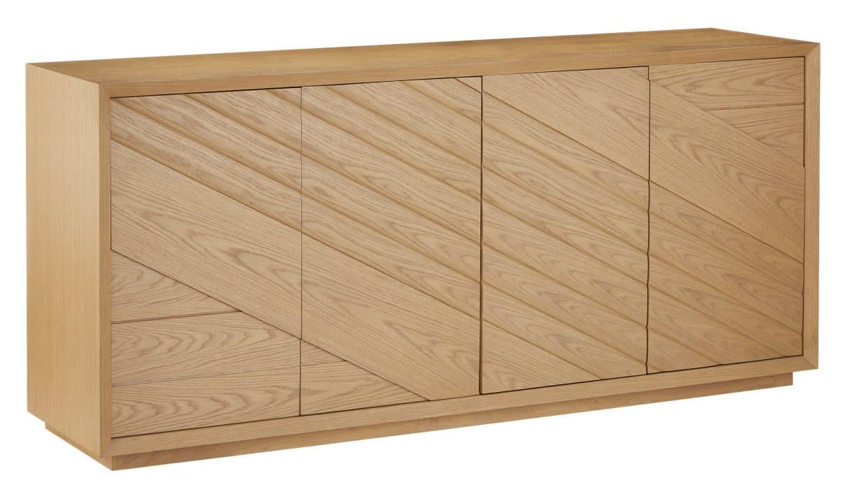 Currey and Company 3000-0317 Margot Natural Oak Credenza