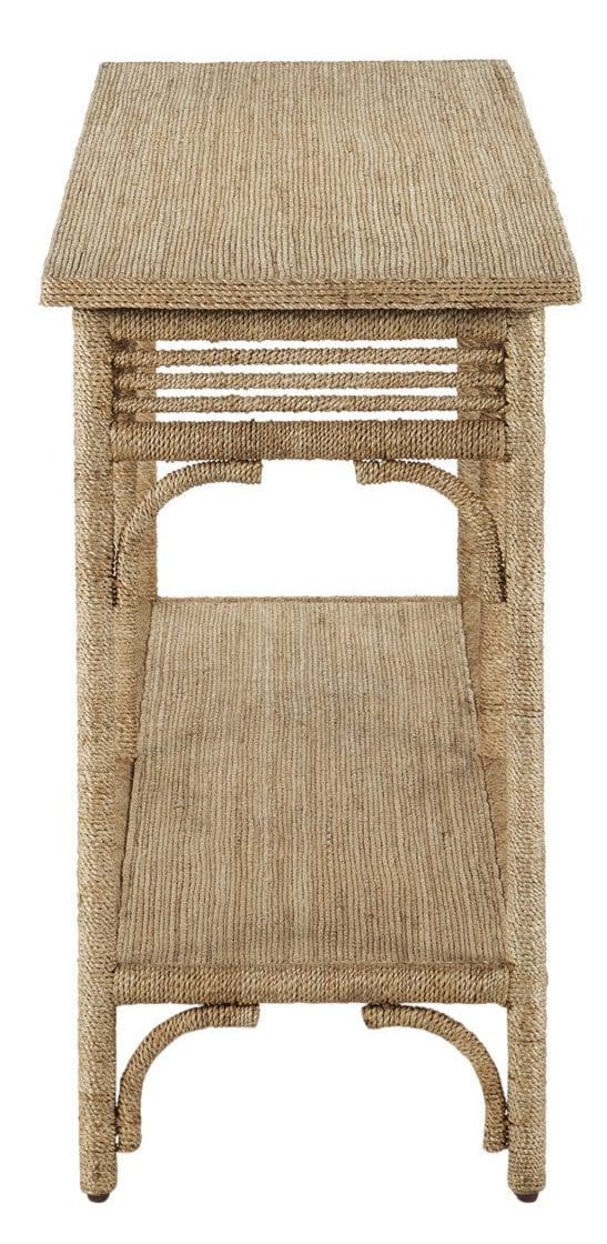 Currey and Company 3000-0246 Olisa Large Rope Console Table Currey and Company 3000-0246 Olisa Large Rope Console Table