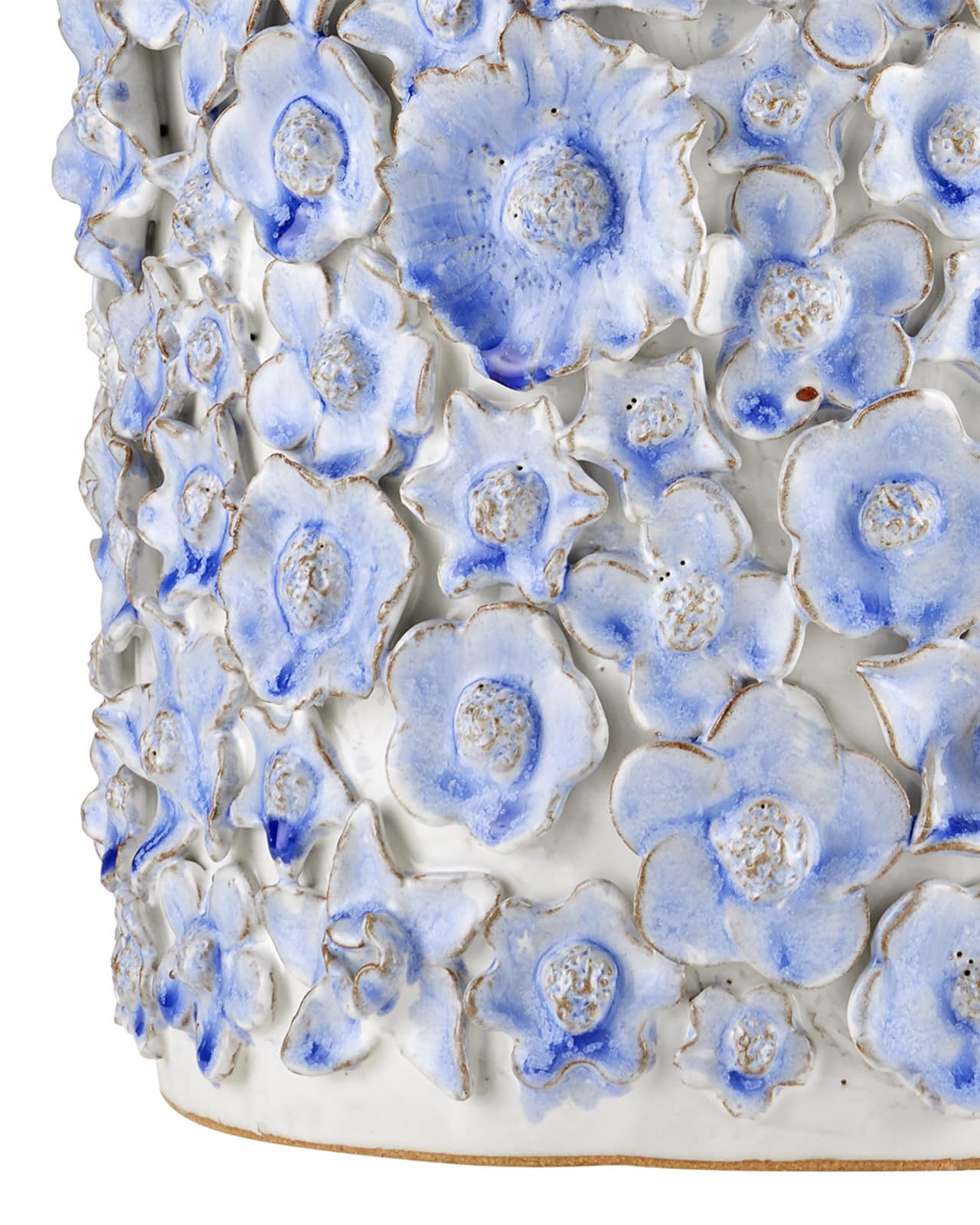 Currey and Company 2000-0035 Jessamine Blue & White Accent Table Currey and Company 2000-0035 Jessamine Blue & White Accent Table