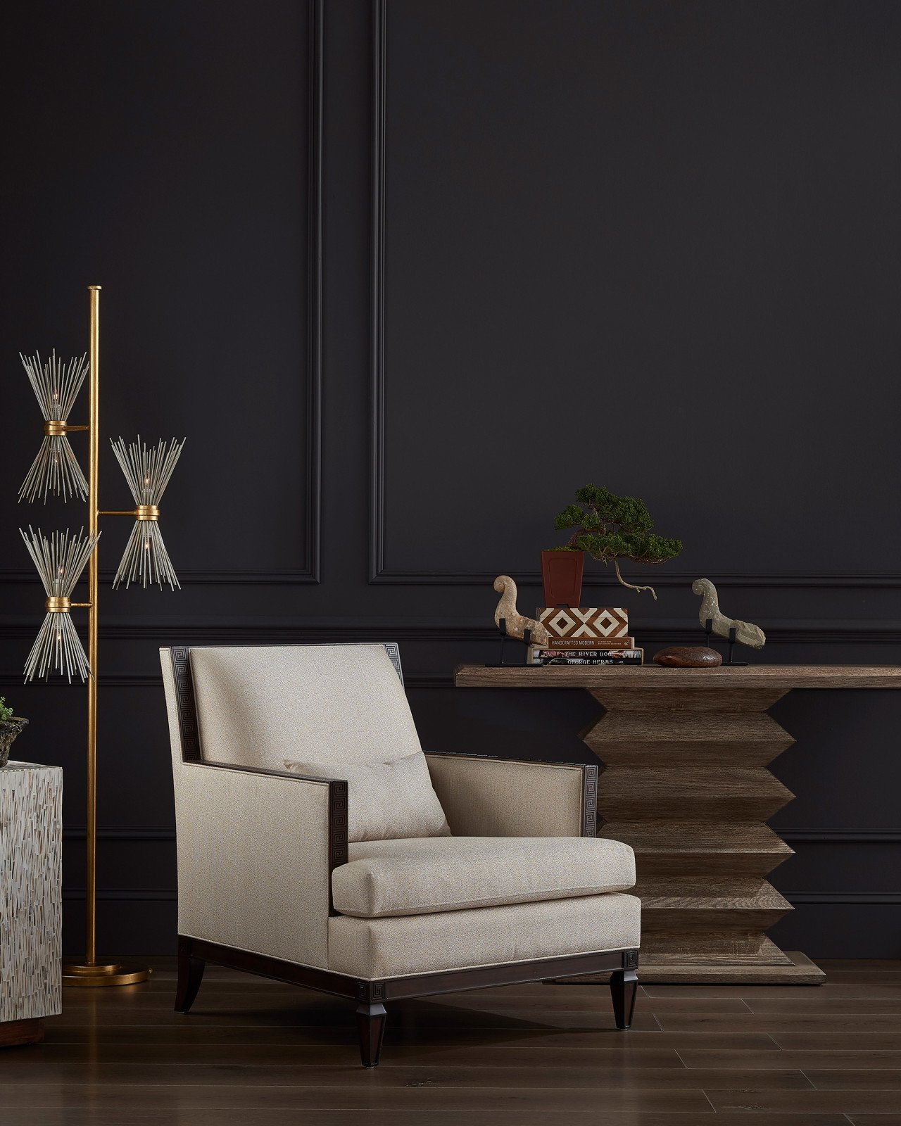 Currey and Company 3000-0159 Sayan Pepper Console Table Currey and Company 3000-0159 Sayan Pepper Console Table