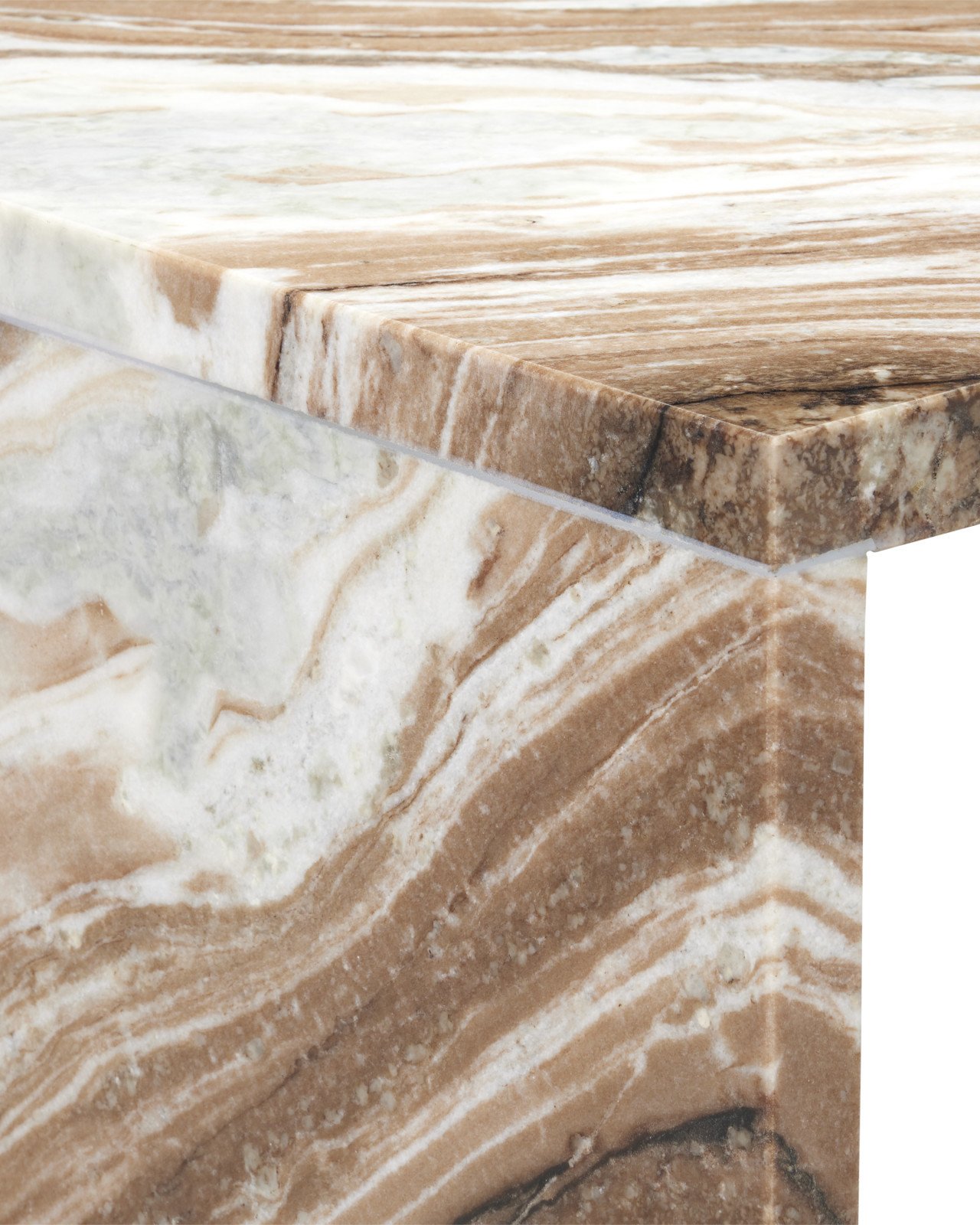 Currey and Company 3000-0232 Ryan Brown Marble Cocktail Table Currey and Company 3000-0232 Ryan Brown Marble Cocktail Table