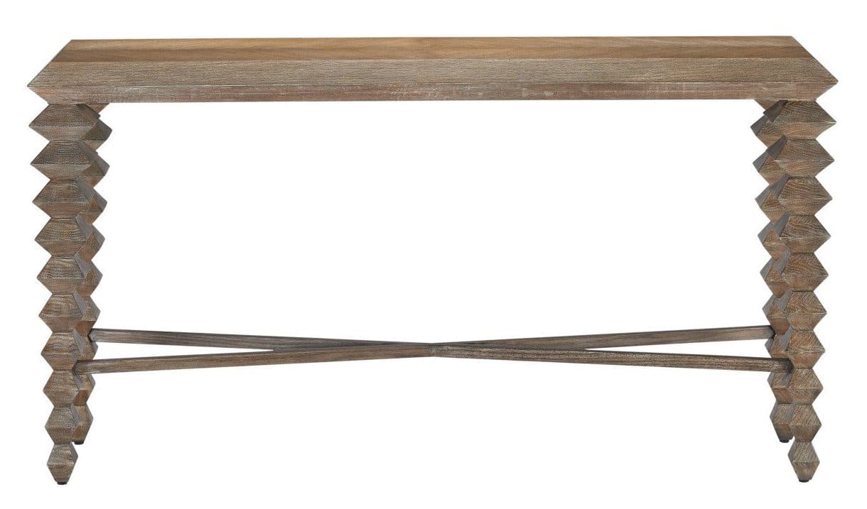 Currey and Company 3000-0161 Saranya Light Pepper Console Table Currey and Company 3000-0161 Saranya Light Pepper Console Table