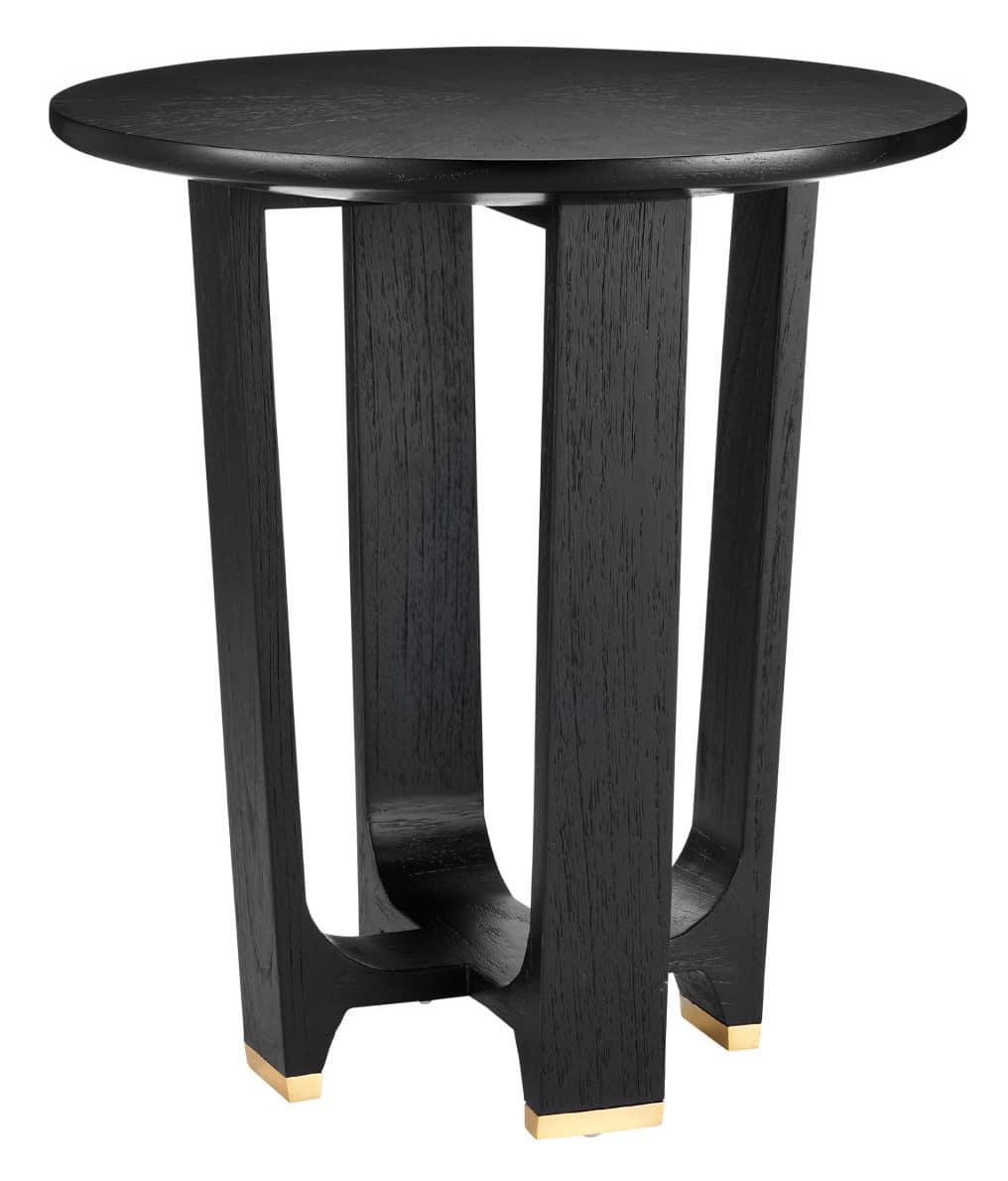 Currey and Company 3000-0259 Blake Black Accent Table Currey and Company 3000-0259 Blake Black Accent Table