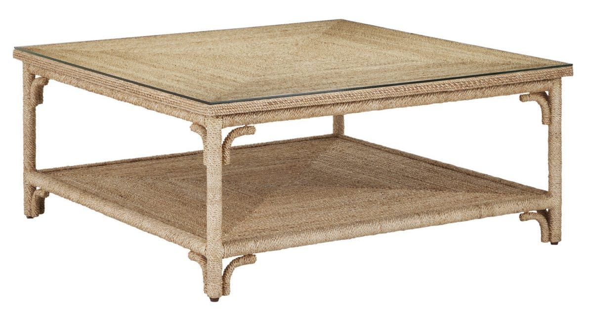 Currey and Company 3000-0219 Olisa Rope Cocktail Table Currey and Company 3000-0219 Olisa Rope Cocktail Table