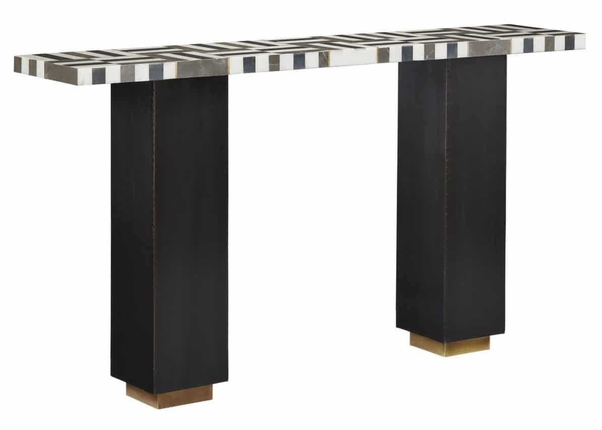 Currey and Company 3000-0240 Gentry Marble Console Table Currey and Company 3000-0240 Gentry Marble Console Table