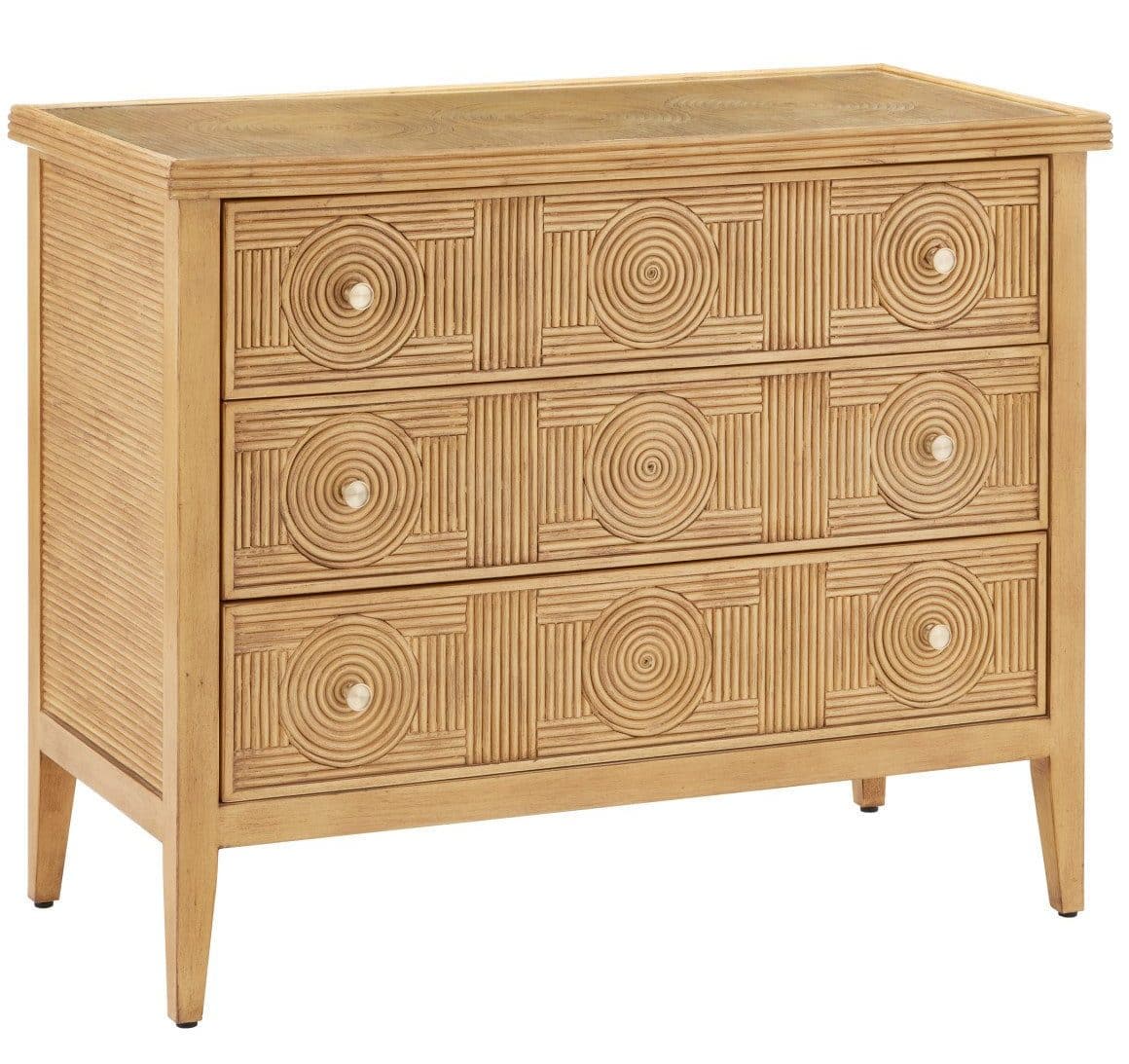 Currey and Company 3000-0290 Santos Sea Sand Large Chest