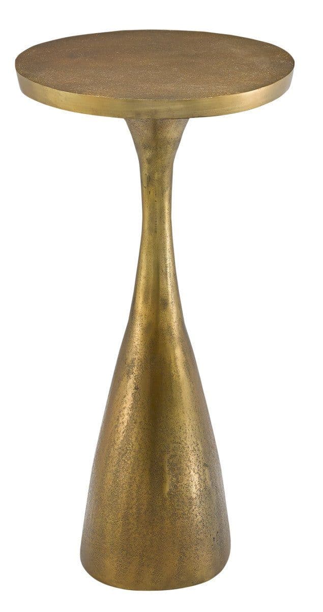 Currey and Company 4000-0074 Ishaan Brass Accent Table Currey and Company 4000-0074 Ishaan Brass Accent Table