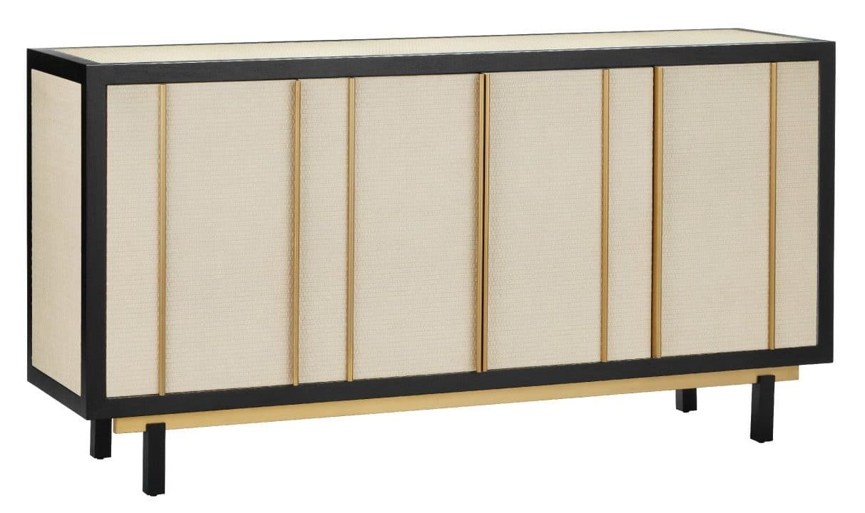 Currey and Company 3000-0300 Deanna Raffia Credenza