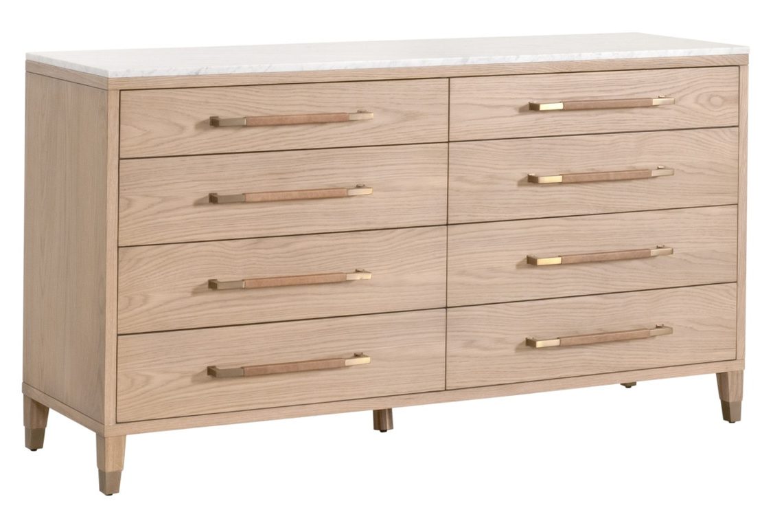 Essentials For Living 5252.NAT-OAK/BIA Cambria 8 Drawer Double Dresser