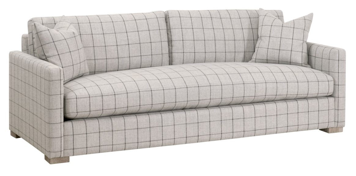 Essentials For Living 6620-3.WCMT/NG Clara 86 inch Slim Arm Sofa