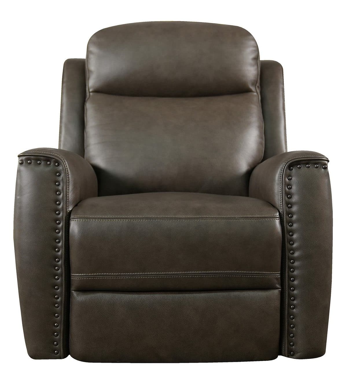 Bassett Club Level 3793-P0S Douglas Wallsaver Power Recliner Sable Leather