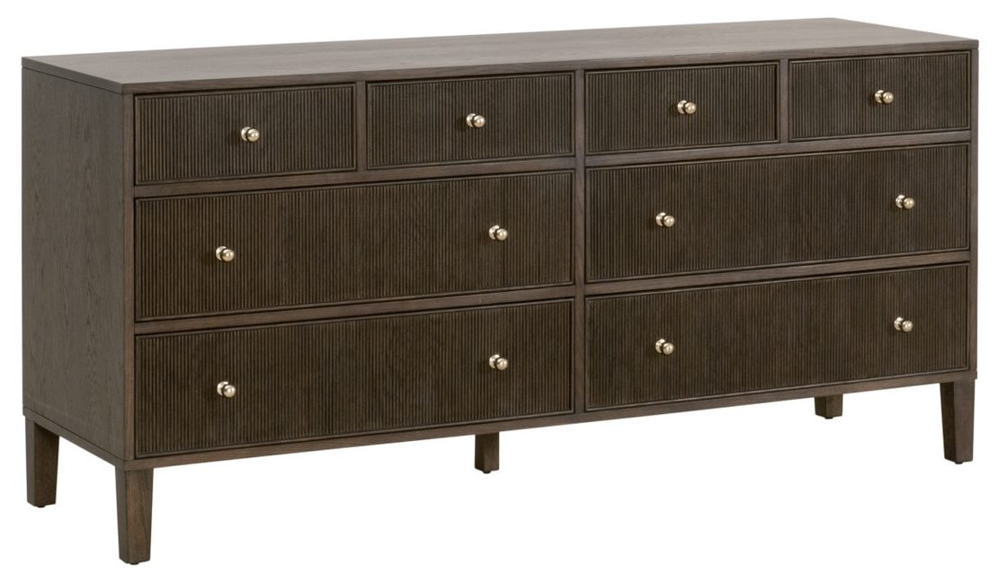 Essentials For Living 5258.DB-OAK Highland 8 Drawer Double Dresser