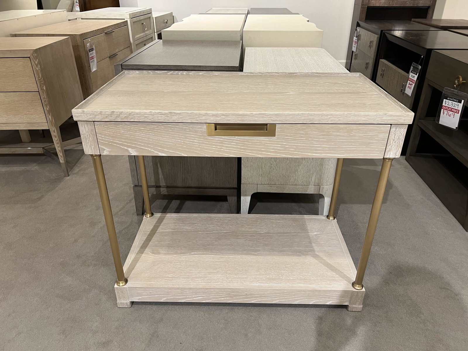 Century CA2-221/40 Single Drawer Nightstand