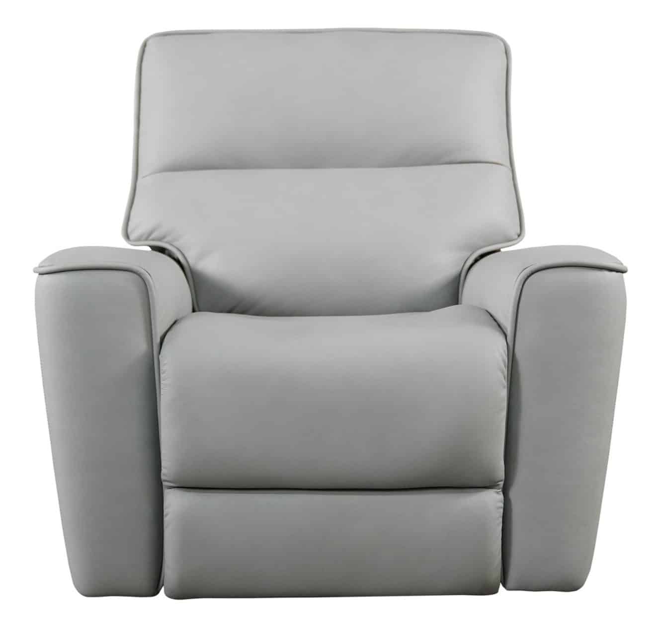 Bassett Club Level 3797-P0M Kenneth Wallsaver Power Recliner Mist Leather