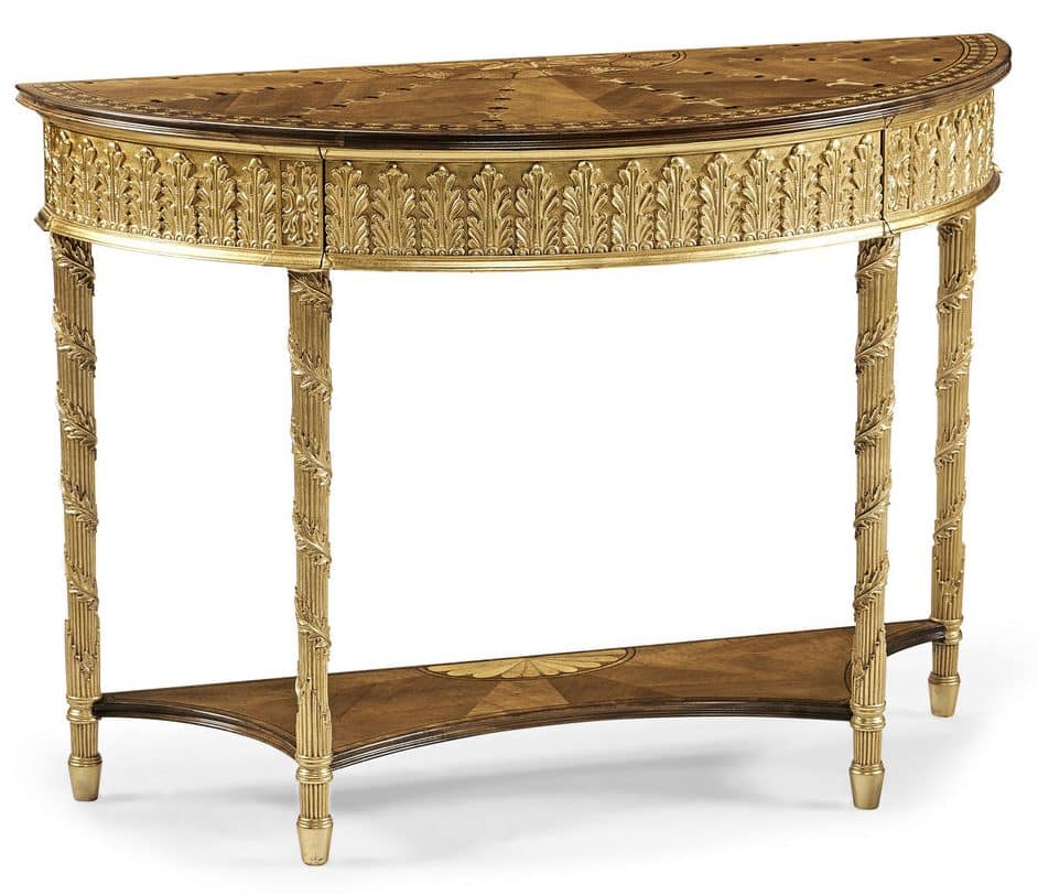 Jonathan Charles 493208-DGW Small Gilded Console