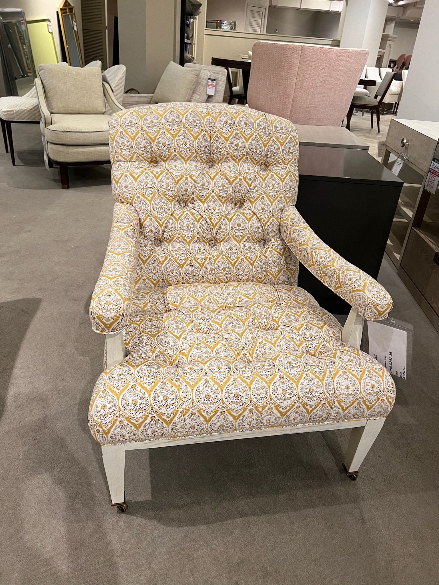 Highland House 1209/40 Miller Tufted Chair