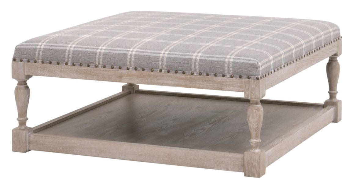 Essentials For Living 6429UP.WSTO-GLD/NG Townsend Upholstered Coffee Table