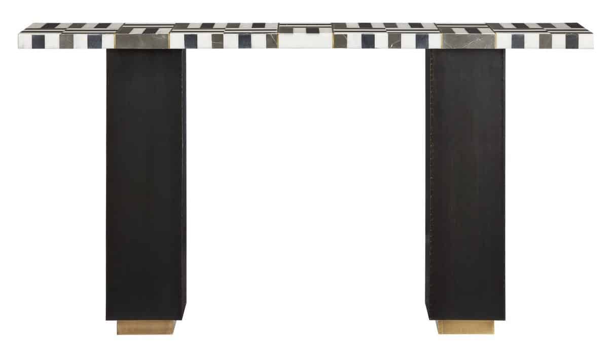Currey and Company 3000-0240 Gentry Marble Console Table Currey and Company 3000-0240 Gentry Marble Console Table