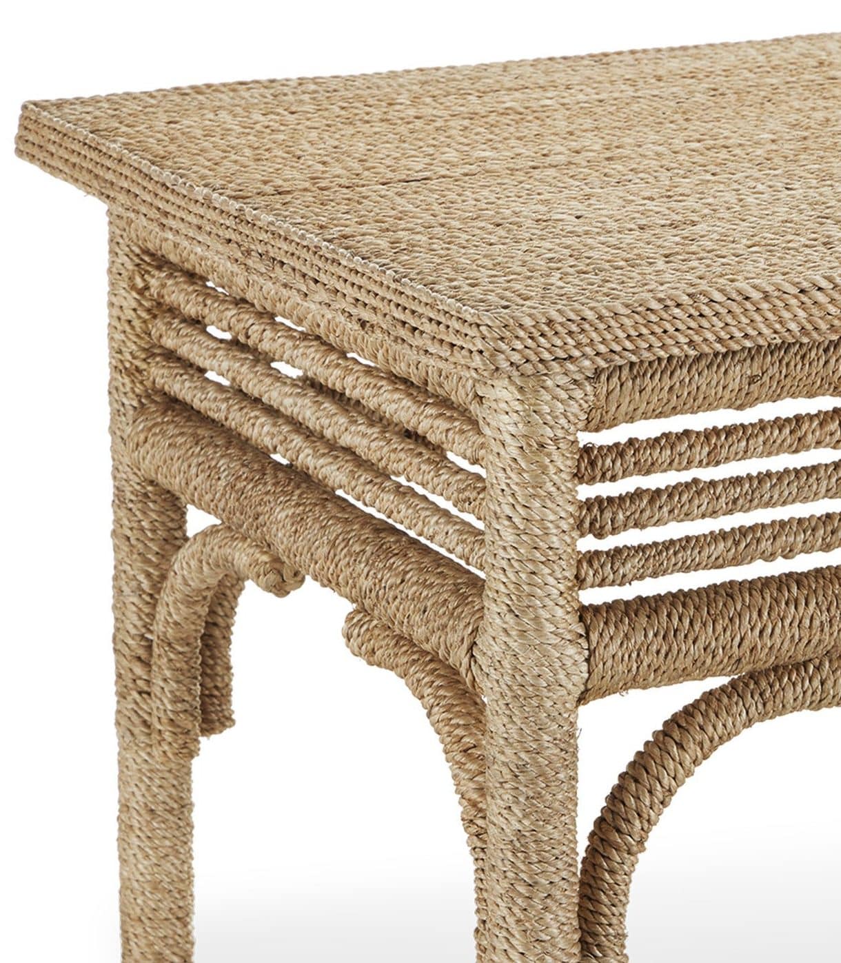 Currey and Company 3000-0246 Olisa Large Rope Console Table Currey and Company 3000-0246 Olisa Large Rope Console Table
