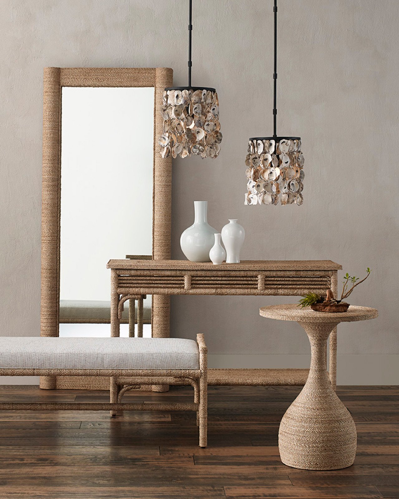 Currey and Company 3000-0013 Simo Rope Accent Table Currey and Company 3000-0013 Simo Rope Accent Table