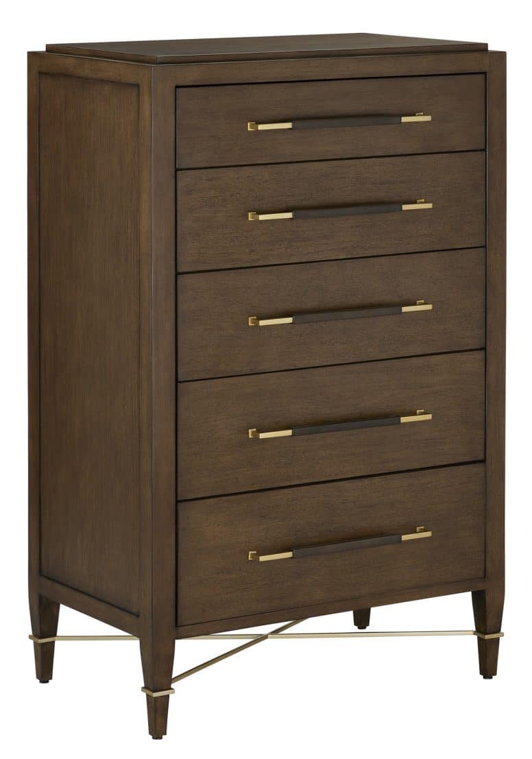 Currey and Company 3000-0249 Verona Chanterelle Five-Drawer Chest