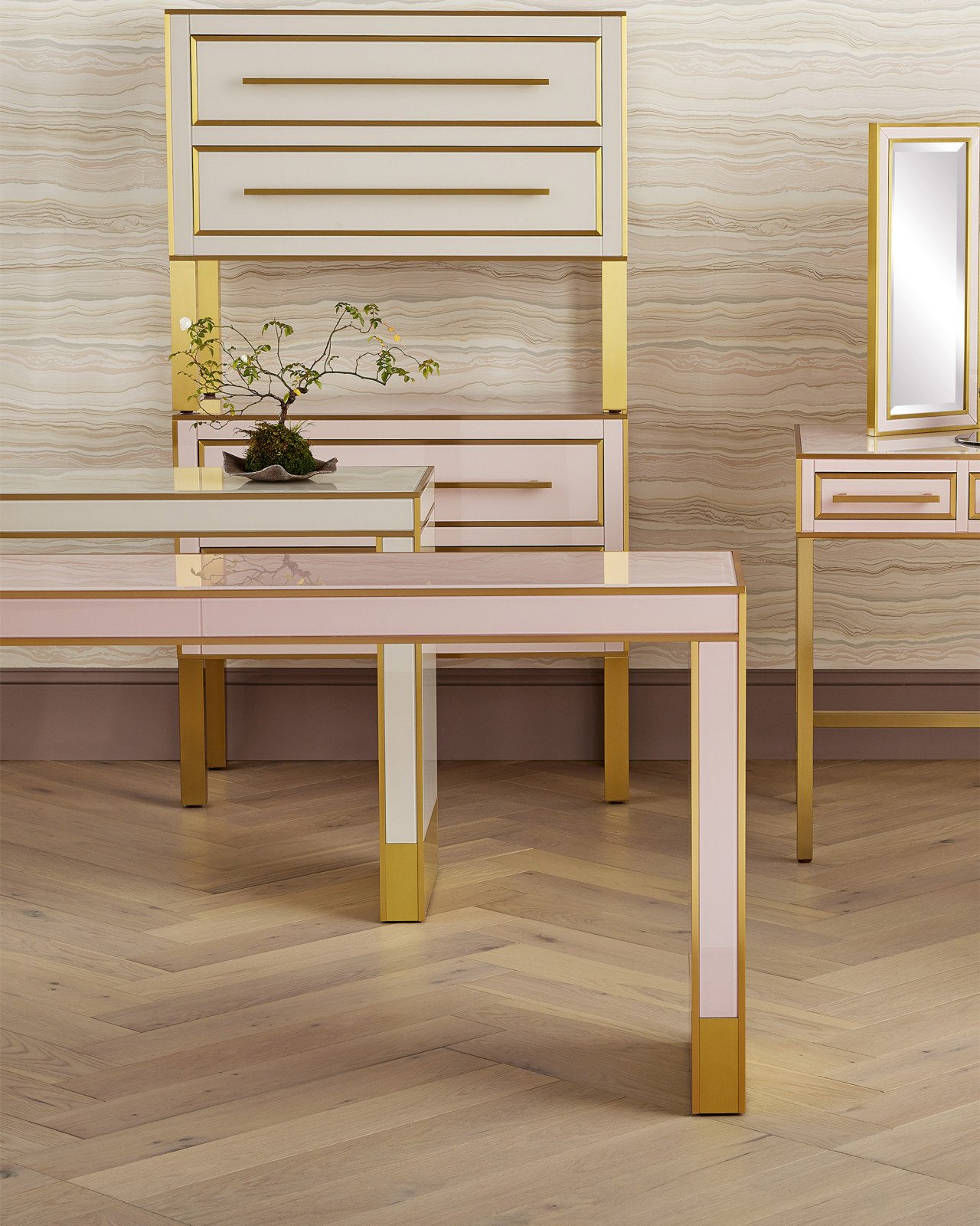 Currey and Company 3000-0209 Arden Ivory Console Table Currey and Company 3000-0209 Arden Ivory Console Table