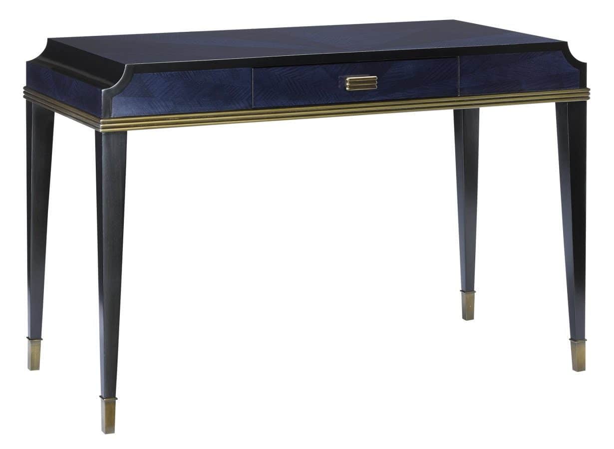 Currey and Company 3000-0123 Kallista Blue Writing Desk
