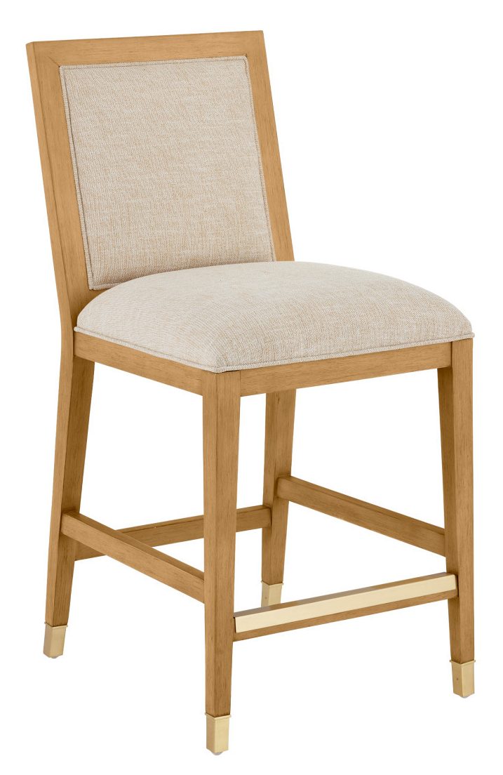 Currey and Company 7000-0892 Santos Sea Sand Counter Stool Liller Malt Currey and Company 7000-0892 Santos Sea Sand Counter Stool Liller Malt