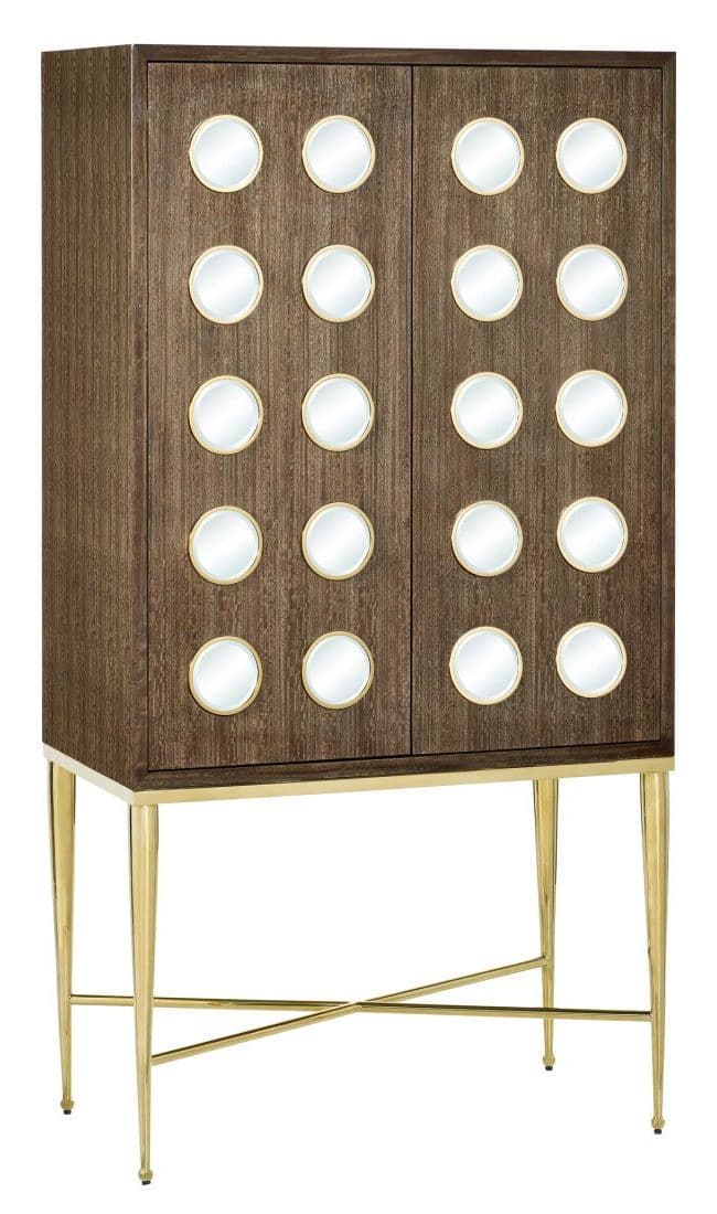 Currey and Company 3000-0299 Colette Bar Cabinet