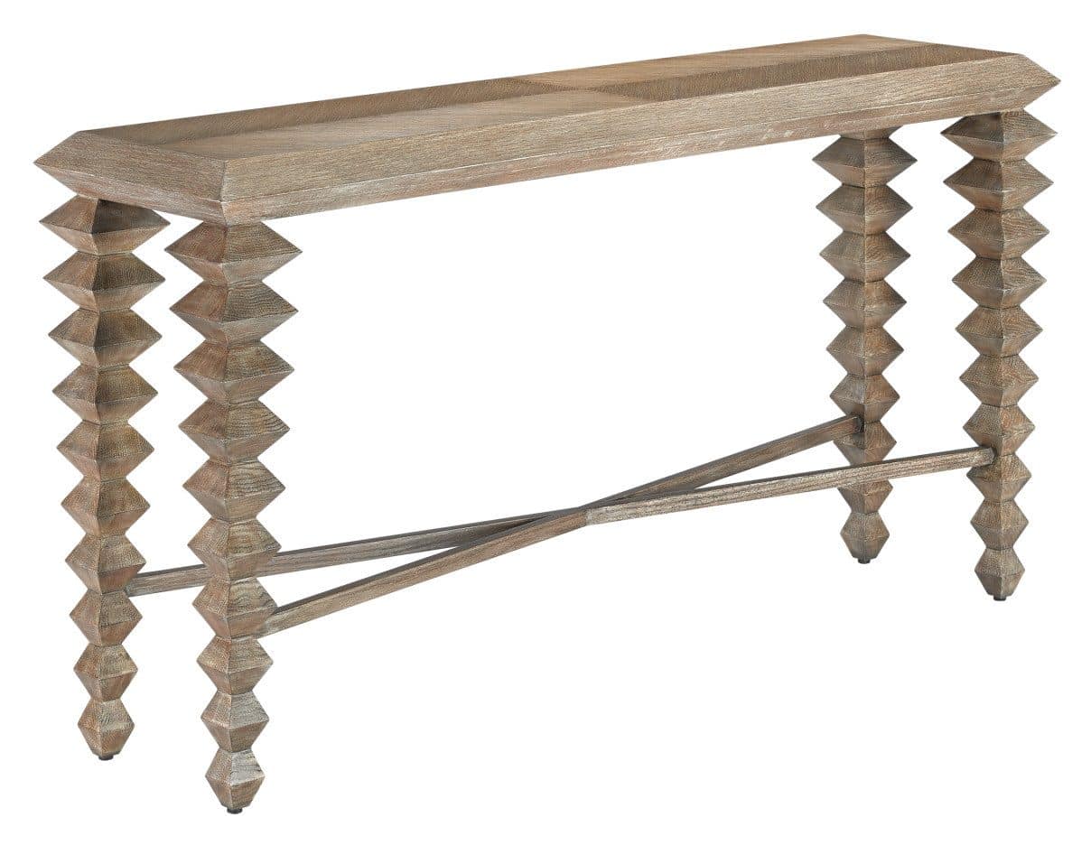 Currey and Company 3000-0161 Saranya Light Pepper Console Table