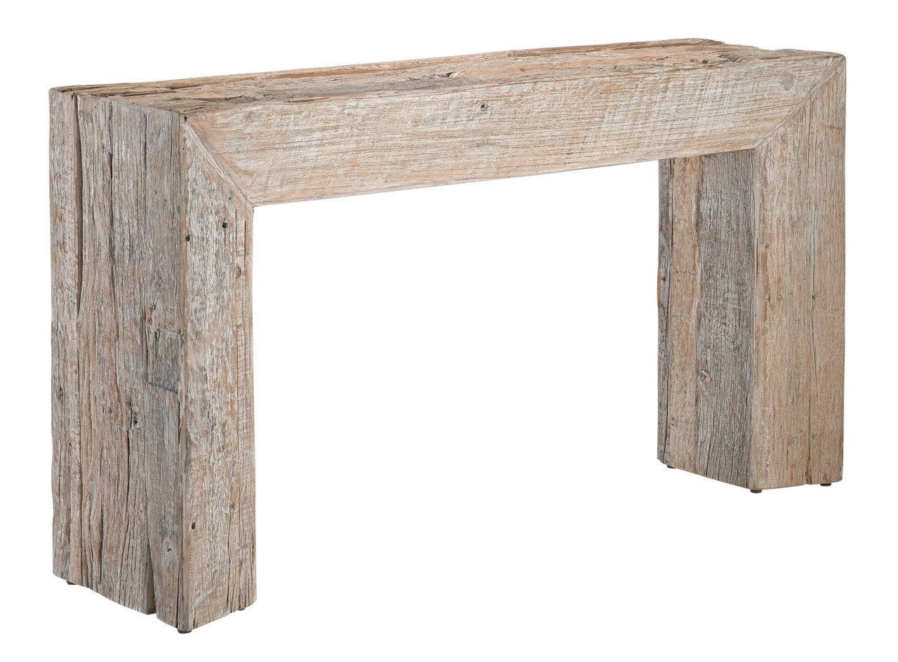 Currey and Company 3000-0170 Kanor Whitewash Console Table