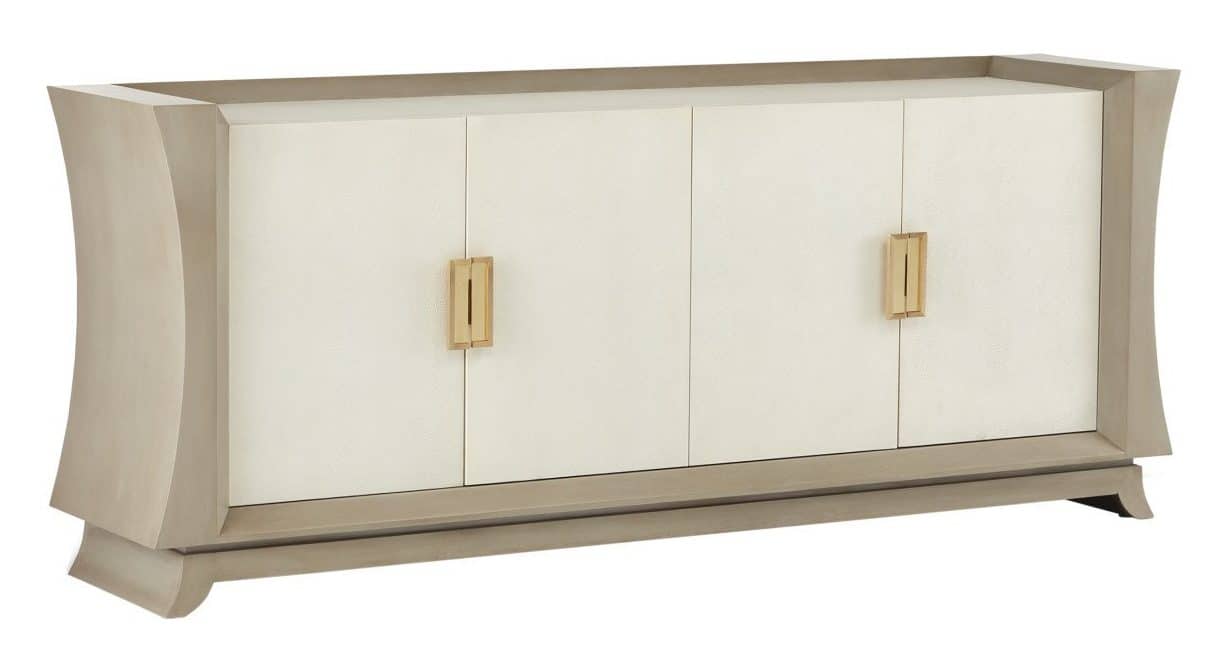 Currey and Company 3000-0212 Koji Cream Credenza