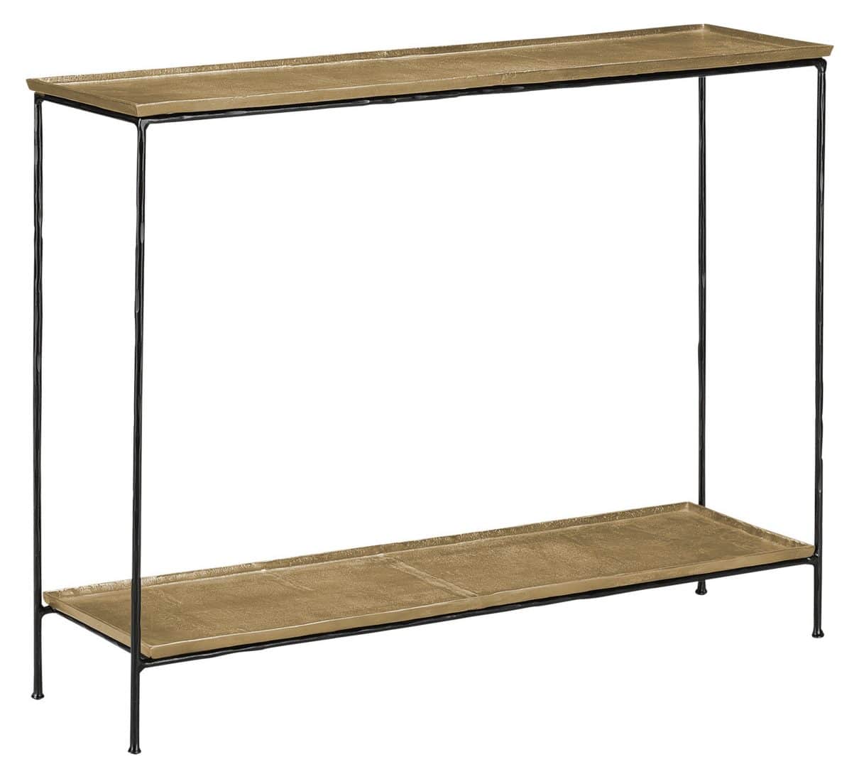 Currey and Company 4000-0023 Boyles Brass Console Table